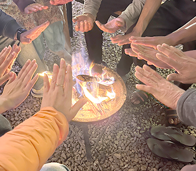 Bornfire at treetop glamps